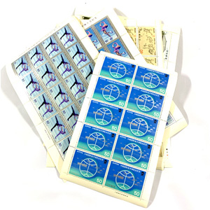 50円　記念切手シート