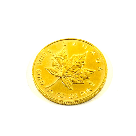 純金　Ｋ24　カナダ　メイプルリーフ金貨