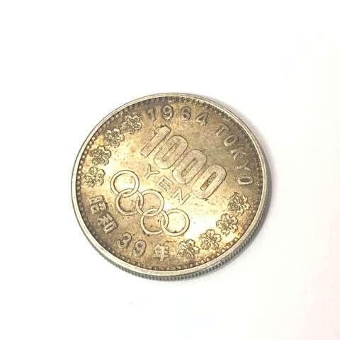 1964年　東京オリンピック　千円銀貨幣　記念硬貨　コイン