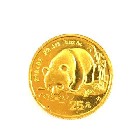 中国　パンダ金貨　金貨　記念金貨　記念硬貨　K24　コイン　24K　25元