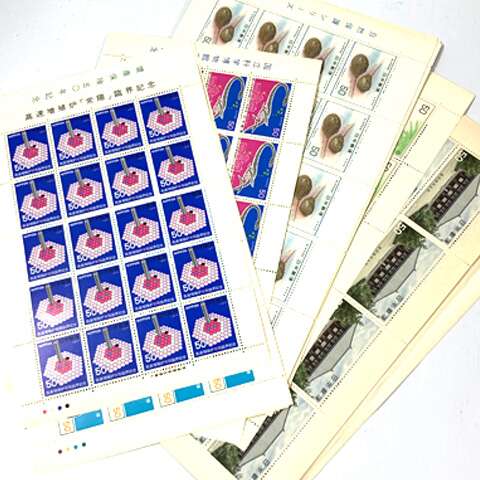 記念切手　切手シート　普通切手　50円　大量　日本の切手
