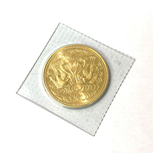 天皇陛下御在位60年記念　十万円金貨　純金　コイン　K24