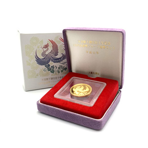 天皇陛下御在位10年記念　一万円金貨　純金　コイン　K24　平成11年
