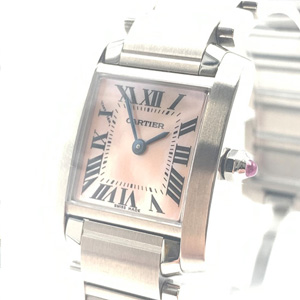 Cartier　カルティエ　タンク　フランセーズ　シェル　レディース腕時計