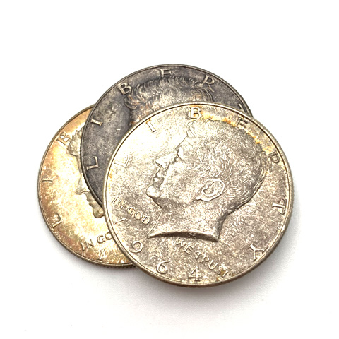 アメリカ　ハーフダラー銀貨　リバティ　シルバーコイン　LIBERTY　1964年