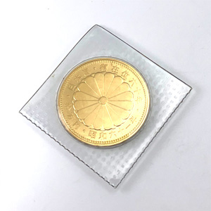 純金　K24　天皇陛下御在位60年記念　10万円金貨　十万円金貨　記念金貨